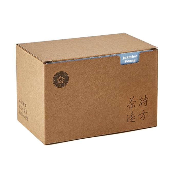 RIANTEA Organic White Tea Leaves Jasmine White Peony 100% Natural Whole Leaf Tea Bag Naturally Premium Organic Full-Leaf White Tea Bag Suitable for Gifts Office Reception (20 Counts)