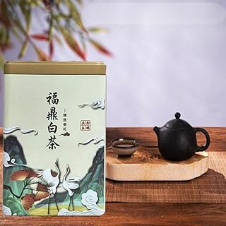 White Tea (100g) - Shou Mei Loose Leaf - Mellow Floral Aroma - Naturally Fermented & Sweet - Antioxidant Rich White Tea