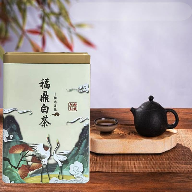 White Tea (100g) - Shou Mei Loose Leaf - Mellow Floral Aroma - Naturally Fermented & Sweet - Antioxidant Rich White Tea
