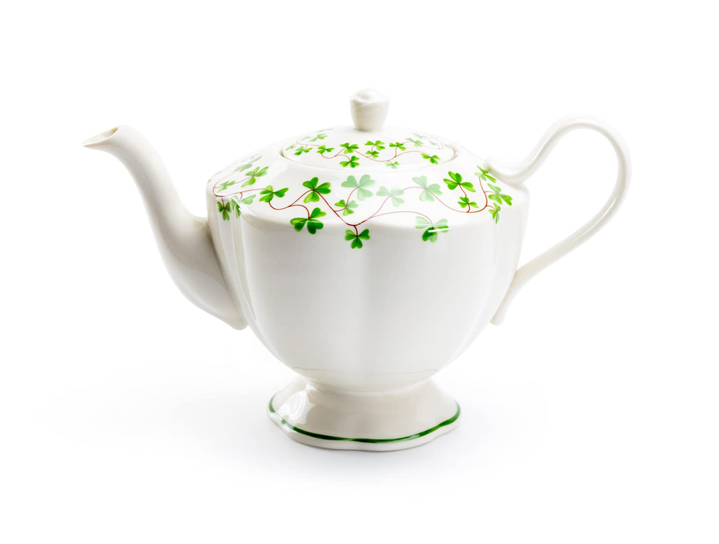 Shamrock Fine Porcelain Teapot 32oz Capacity