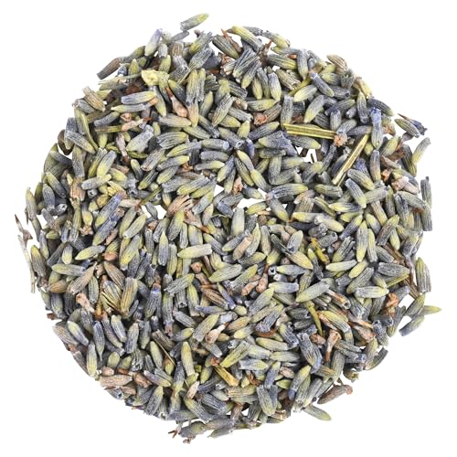 Biokoma Organic Lavender (Lavandula) Dried Flowers 50g (1.76oz) - Relax - DIY - Resealable Moisture Proof Pouch, USDA Organic Herbal Tea Caffeine-Free, No Additives, No Preservatives, No GMO, Kosher