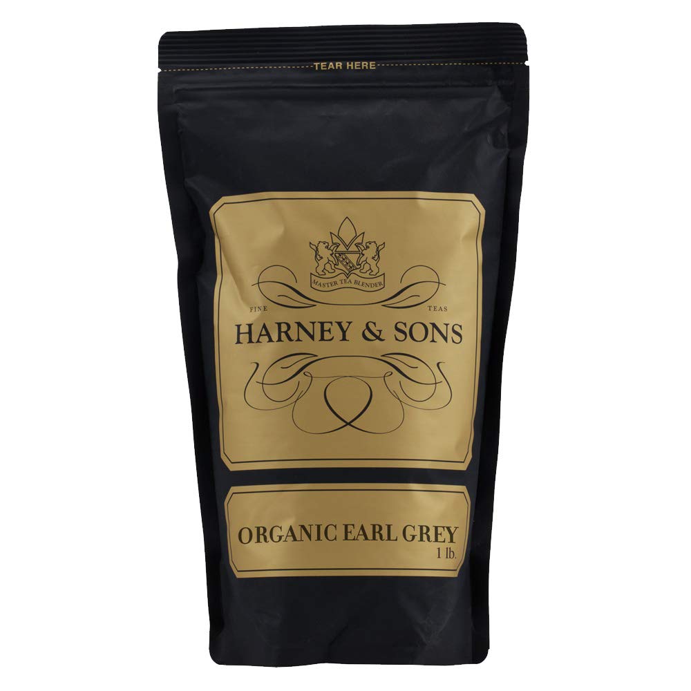 Harney & Sons Organic Earl Grey Loose Tea, 16 Oz