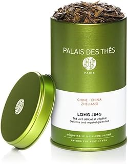Palais des Thés - Long Jing - Chinese Green Tea - Premium Loose Leaf, Serves 20-25 Cups - 3.5oz Tin