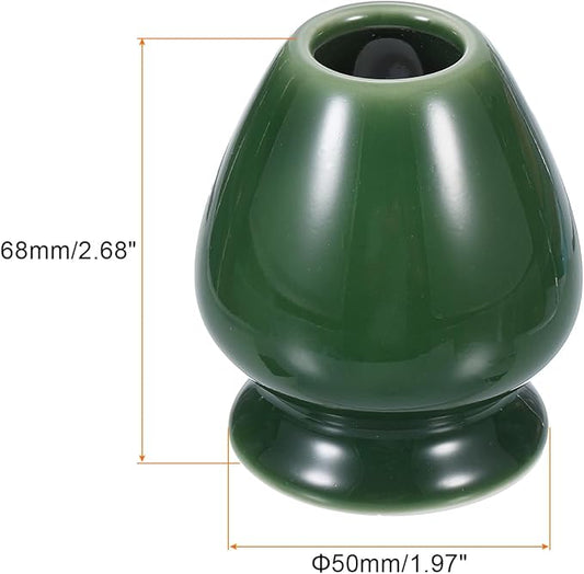 Harfington Ceramic Chasen Stand 68mm Matcha Whisk Holder Teas Set Whisks Stand Traditional Matcha Tea Chasen Holder Tea Set Accessories for Tea