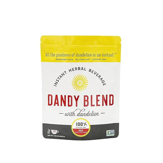 100 Cup Bag of Original Dandy Blend Instant Herbal Beverage with Dandelion, 7.05 oz. (200g) Bag