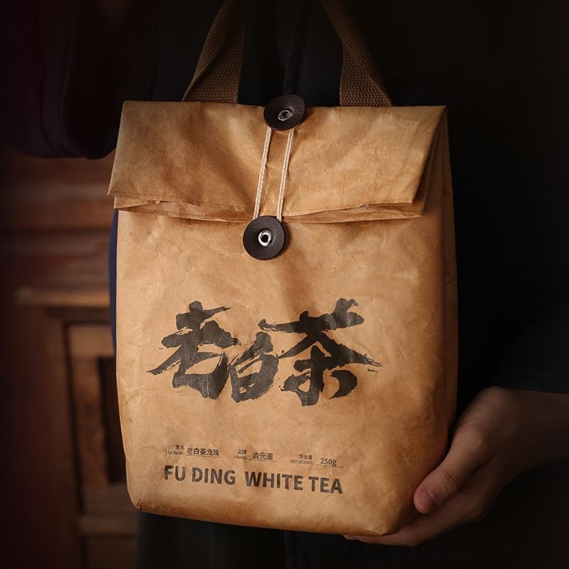Chinese Kung Fu Tea - 2013 Aged Shoumei Dragon Pearl White Tea, Fuding Fujian, Jujube Aroma, 10-Year-Aged, High-Mountain, 250g or 500g Bag (250g)