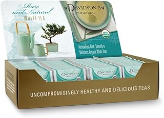 Davidson's Organics, White Peony, 100-count Individually Wrapped Tea Bags