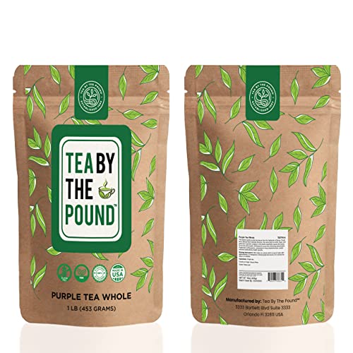 Purple Tea from Kenya 1lb (453 Grams)| Natural | Low Caffeine | Natural Health & Wellness Support in a Rich | Premium | Sustainable | non-GMO