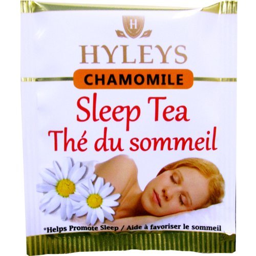 Hyleys Chamomile Tea - 25 Tea Bags (1 Pack) - Herbal, Caffeine-Free Sleepy Time Tea for Night and Bedtime Relaxation