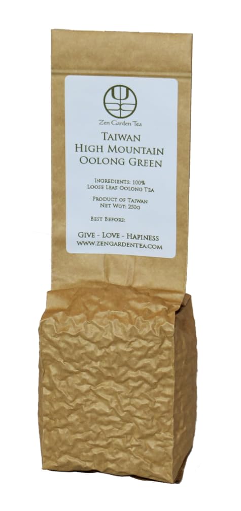 Zen Garden Tea - Taiwan High Mountain Oolong Green - 250g (8.8oz) - Formosa Oolong