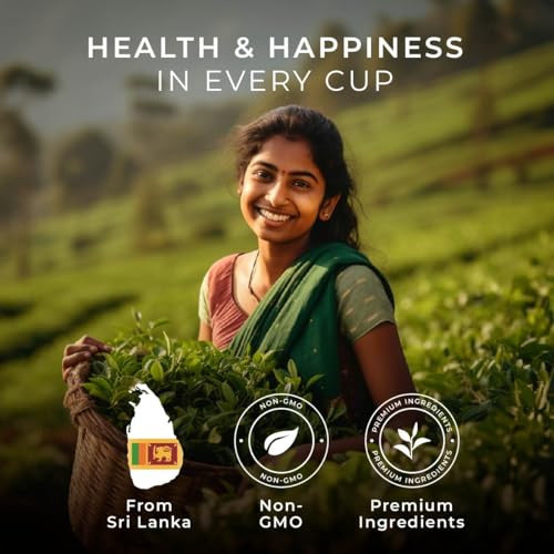Gya Tea Co English Breakfast Tea Gift Set (16 ct) - High Caffeine Wellness Tea Pod Rich in Vitamin D, D3 for Refresh & Energy