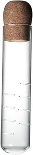 Individual Cup Glass Tube Infuser Mini Infuser Filters Glass Material for Fruit Herbal loose leaf with Cork Lids
