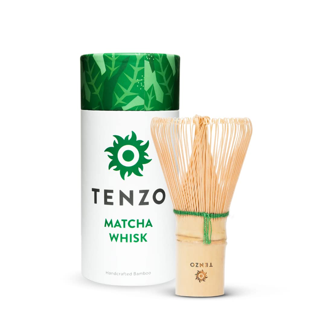 Tenzo Tea Tenzo Bamboo Whisk for Ceremonial Grade Matcha Green Tea - Authentic Traditional 120 Prong Bamboo Whisk