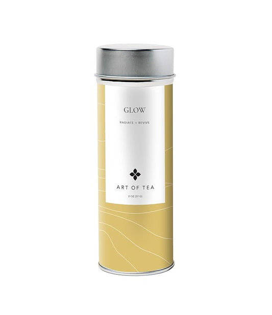 Art of Tea | Glow 2oz (Echinacea, Peppermint, Licorice, and Ginger Tea) | Wellness Loose Leaf Artisan Herbal Teas