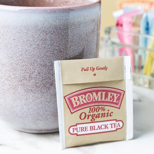 Prompt Prep Bromley Organic Black Tea Bags – 48 Count with Prompt Prep Branded Spoon | Premium Assam Blend | Smooth, Rich Flavor | Non-GMO, Eco-Friendly Sachets | Perfect for Morning Energy & Relaxation
