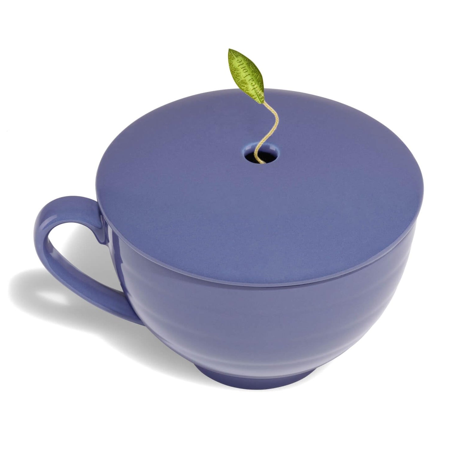 Tea Forte Café Cup Tea Gift Set, Demoiselle, 10 Pyramid Infusers | 8 oz Porcelain Tea Cup, Lid &amp; Tea Tray - 2 of Each Blend - Individually Wrapped - Giftable Presentation Box