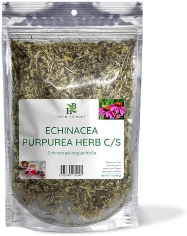 Herb To Body Echinacea Purpurea Herb C/S | Echinacea Purpurea | Wildcrafted | 4oz