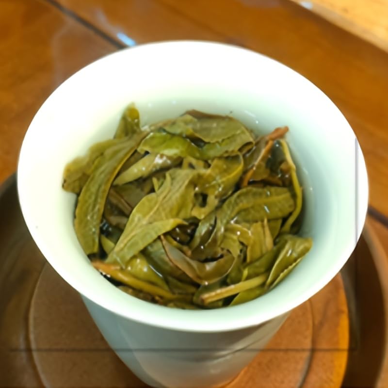 Yunnan Pu'er Qi Zi Bing Cha Raw Pu'er Tea Cake, Jingmai Mountain, 357g, Traditional Craftsmanship, Free Tea Needle Included