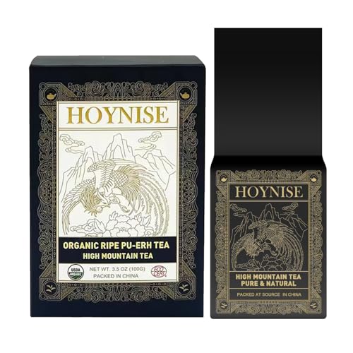 HOYNISE - Jasmine Green Tea Loose Leaf - Zero Bitterness - Naturally Fragrant & Smooth - No Artificial Flavorings & Additives - Enjoy Hot or Iced, 100g/3.5oz