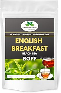 English Breakfast Tea | BOPF grade |100% Pure & Natural| Single Origin Premium Loose-Leaf Ceylon Black Tea, 14.1 oz