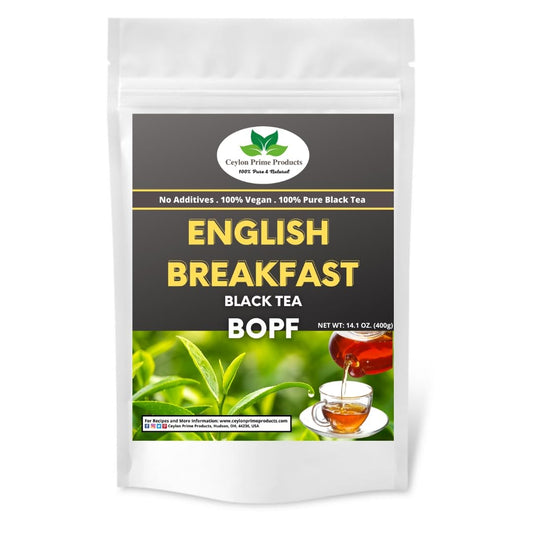 English Breakfast Tea | BOPF grade |100% Pure & Natural| Single Origin Premium Loose-Leaf Ceylon Black Tea, 14.1 oz