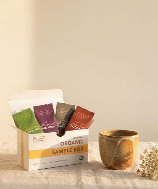 Wu Wei Living Organic Loose Leaf Tea Collection (32-Pack, 32 Count)