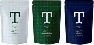 30 Packs Assorted 八女茶 Brand [Japanese Green Tea Bags] White (Premium) x 10pcs, Green (Gyokuro) x 10pcs, Navy (Casual) x 10pcs 100% Yamecha Japanese Green Tea Bags
