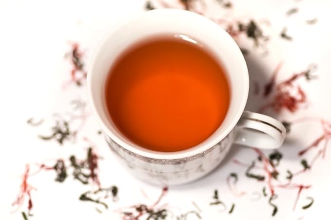 Fire Teas Organic Mullein Leaf Herbal Tea w/Ginger & Saffron - Herbal Tea, Great Health Benefits, Loose Leaf