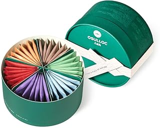 OSULLOC For:rest Tea Box (36 Count, 6 Types x 6ea,) Exquisite & Unique Gift idea For Tea Lover, Variety Gift Box Sampler, 6 Unique Blended tea from Jeju Island