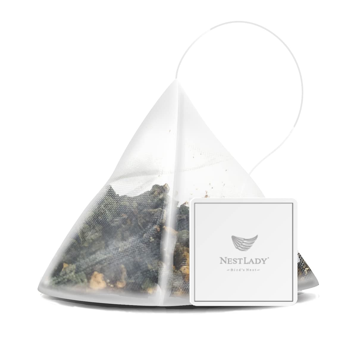 NESTLADY Osmanthus Oolong Loose Leaf Tea – Floral Aroma, Smooth Taste, 20 Bags (60g, 3g/bag)