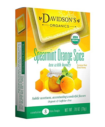 Davidson's Organics, South African Rooibos, 25-count Tea Bags, Pack of 6
