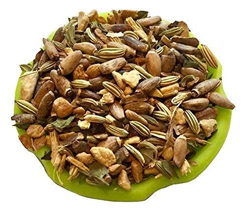 DelighTeas Stomach &amp; Liver Tea | Ayurvedic Herbal Blend for Digestion | Organic Milk Thistle, Fennel, Ginger, Peppermint &amp; Licorice | Vegan, Caffeine-Free, Sugar-Free | Loose Leaf, 50 Servings, 5oz