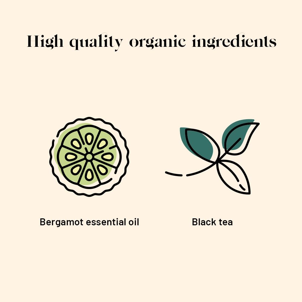 Kusmi Tea - Earl Grey - Organic Earl Grey Black Tea - Flavored with Italian Bergamot Essential Oil - Strong, Robust, Caffeinated Tea - Loose Leaves - Tin Box of 3.5 oz