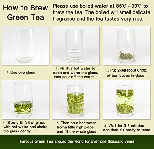 Dragonwell Longjing Tea(Yu Qian),Fresh Dragon Well Green Tea Leaf picked Before Grain Rain Day,Tea Farmer Direct Sale,250g/8.8 oz.,雨前龙井