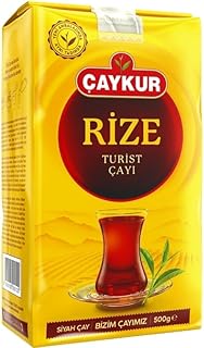 ÇAYKUR Rize Turist Black Tea, Authentic Turkish Loose Leaf Tea, Rich Aroma & Smooth Taste, Daily Rituals & Breakfast tea 500g / 17.6 Oz