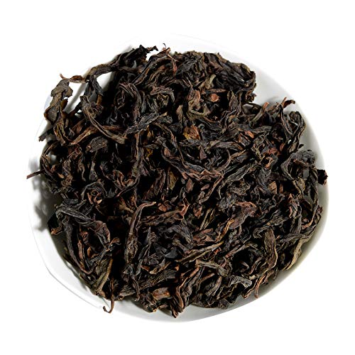 Da Hong Pao Roasted Oolong Loose Leaf Tea 3.5oz Wuyi Dahongpao Rock Tea | 100% Pure Teas Mountain Big Red Robe Oolong Tea Traditional Technology Special Taste Aroma The Taste Is Smooth Refreshing