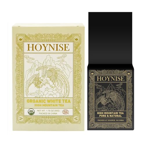 HOYNISE - Jasmine Green Tea Loose Leaf - Zero Bitterness - Naturally Fragrant & Smooth - No Artificial Flavorings & Additives - Enjoy Hot or Iced, 100g/3.5oz