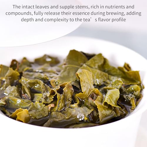 Yuexi Osmanthus Oolong Tea Loose Leaf Premium Taiwan Oolong Tea Taiwan Tea Natural Osmanthus Fragrance Sweet Taste 150g/5.29oz Taiwan Gao Shan Ulong Tea 桂花乌龙茶 台湾茶 桂花烏龍茶 台灣烏龍茶