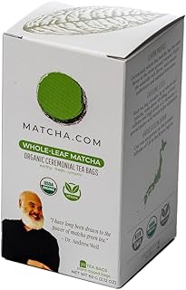Matcha Kari Green Tea Powder Bags - Organic Superior Japanese Matcha Green Tea - Tencha Whole Leaf Bags - 20