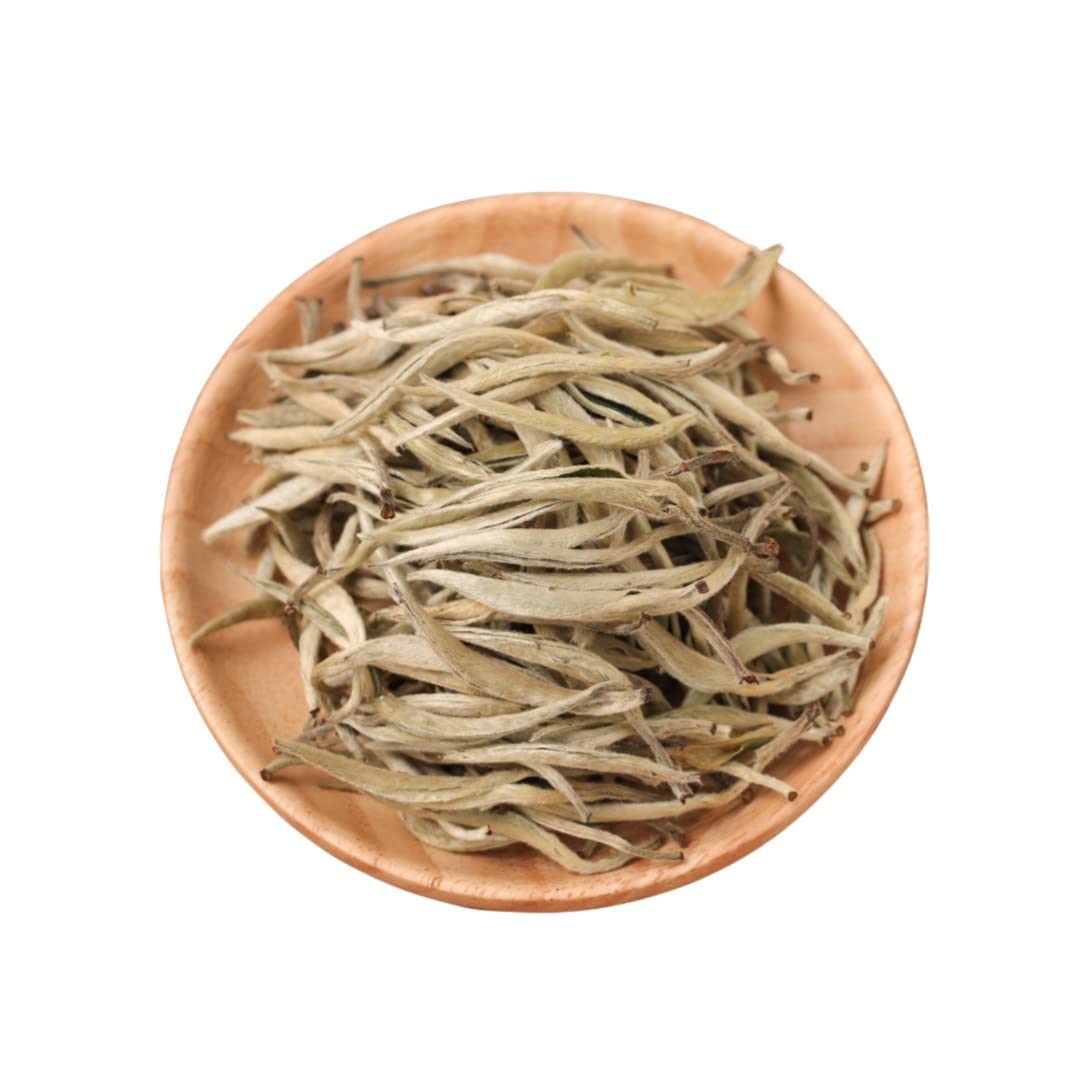 Organic White Silver Needle Tea -Baekho Silver Needle- Bai Hao Yinzhen 250g