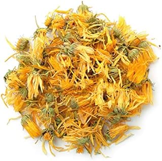 Organic Calendula Flowers - 1 lb (16 oz) - Herbal Tea - 100% Certified Organic - Marigolds - EarthWise Aromatics