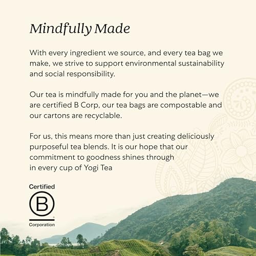 Yogi Tea Spiced Blackberry Focus - 16 Bags per Pack (4 Packs) - Organic Blackberry Tea for Focus with Caffeine - Includes Black Tea Leaf, Hibiscus Flower, Cinnamon Bark & More