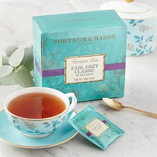 Fortnum and Mason Earl Grey Classic Tea Bundle - 3 Boxes of 50 Tea Bags (Count - 150)