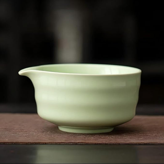 Matcha Whisk Holder Matcha Chasen Whisk Stand Ceramic Holder fit for Traditional Japanese Tea Ceremony Starter Matcha Tools Matcha Bowl (Green Matcha