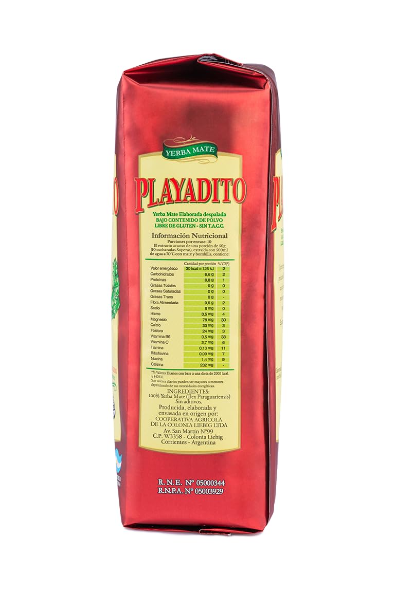 Playadito Yerba Mate Despalada - Pure Leaf Yerba Mate