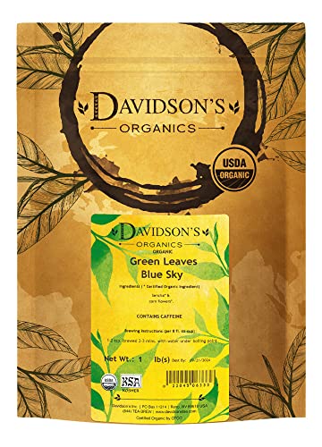 Davidson's Tea Bulk, Organic Mao Jian Jasmine, 16 Ounce