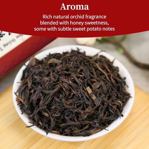 Yuexi Dan Cong Tea Oolong Tea Loose Leaf 4.23oz/120g Top-grade Chaozhou Phoenix Mountain Tea Rich Flavor Orchid Fragrance 凤凰单枞 蜜兰香 潮州乌岽乌龙茶 单枞茶叶