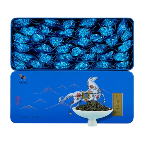 BAMATEA Osmanthus Oolong Tea Loose Leaf - 30 individua Bags - Chinese Loose Leaf Oolong Tea from Anxi High Mountain 210g(7.41oz)