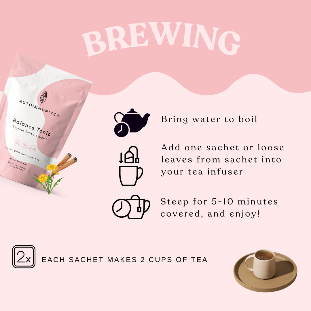 Organic Spearmint Tea Loose Leaf Tea Bags – Hormone Balance for Women, PCOS Support, Perimenopause, Cortisol, Tulsi, Dandelion, Licorice, Caffeine Free AIP Cycle Support Herbal Blend, 15 Count