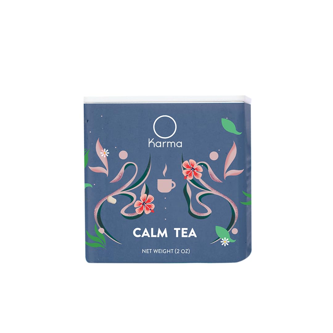 Karma Variety Tea Pack - Refresh, Cleanse and Calm - Organic Tea Blend - Caffeine-Free - Non-GMO, Calming & Cooling Herbs & Spices - Re-Usable Tin Box | 2 oz (Pack of 3)